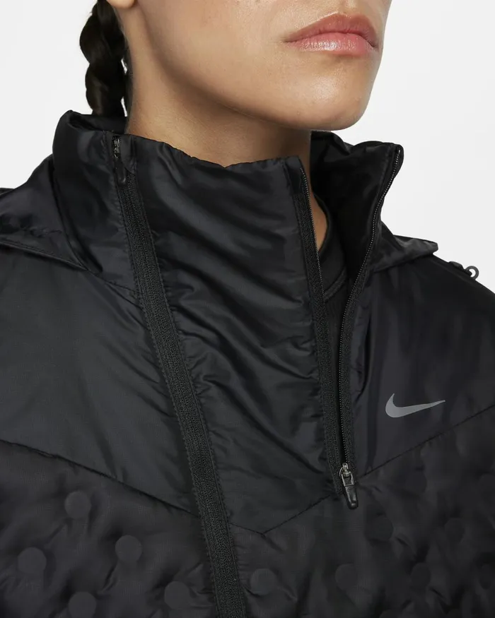 Women Nike Jackets ThermaFIT ADV Repel AeroLoft Black