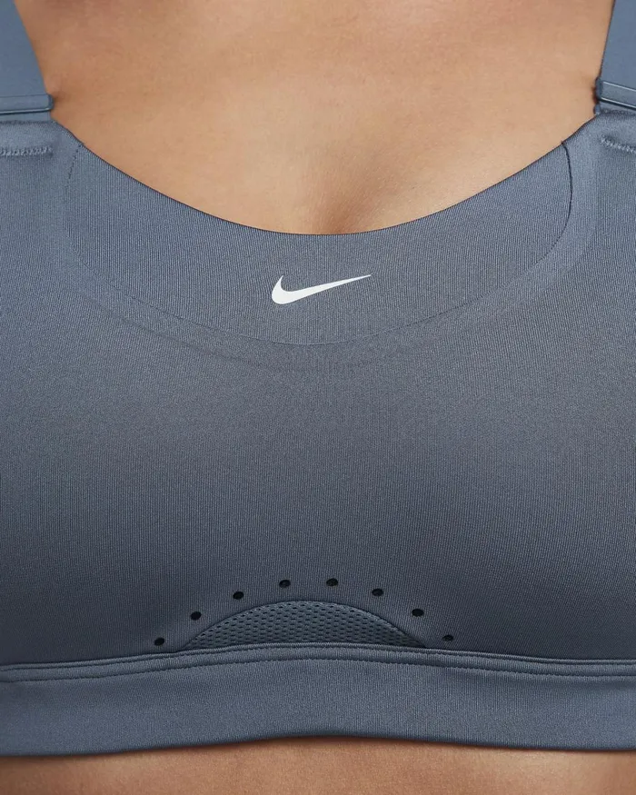 Women Nike Sports Bras Alpha Diffused Bluediffused Bluewhite