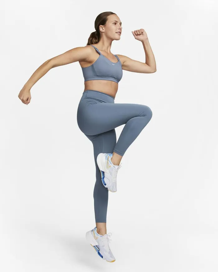 Women Nike Sports Bras Alpha Diffused Bluediffused Bluewhite