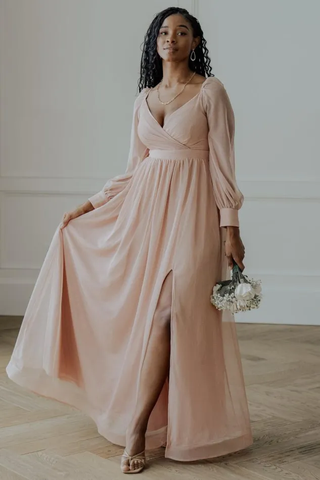 Women Octavia Shimmer Gown Blush Baltic Born Embellished and Sequined Women Octavia Shimmer Gown Blush Baltic Born Embellished and Sequined