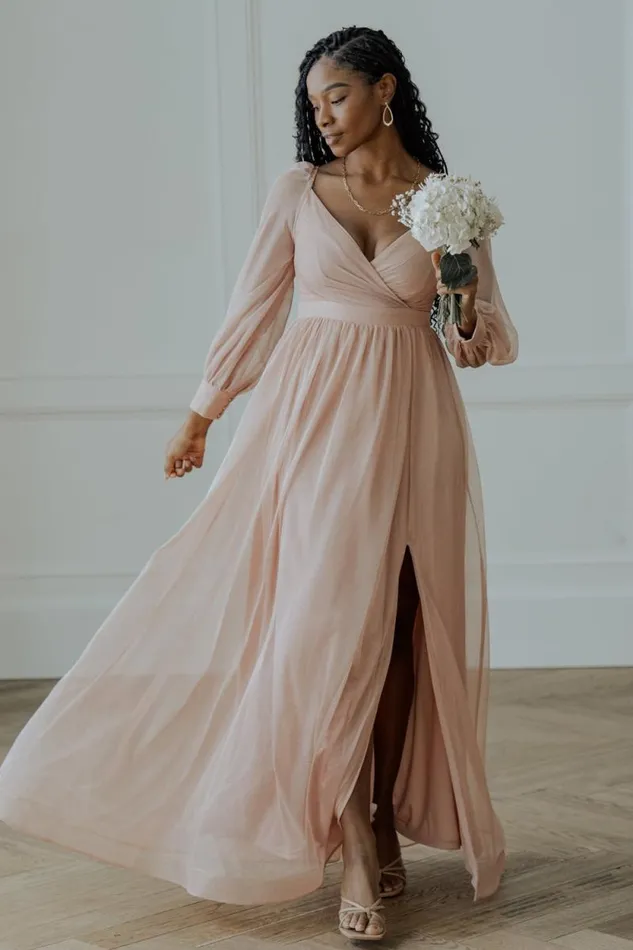 Women Octavia Shimmer Gown Blush Baltic Born Embellished and Sequined Women Octavia Shimmer Gown Blush Baltic Born Embellished and Sequined