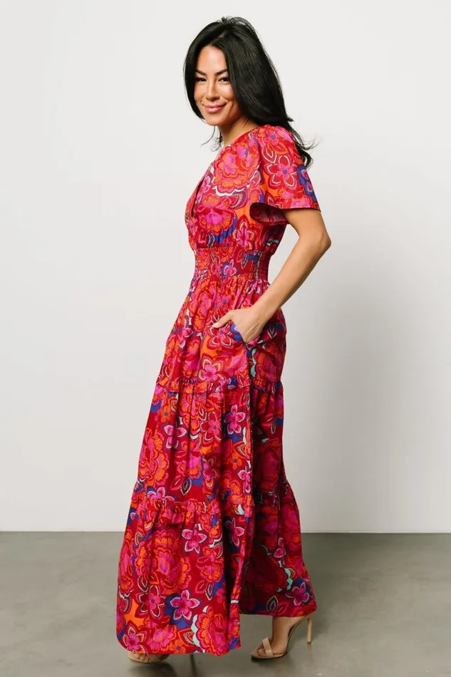Women Palmer Tiered Maxi Dress Multi Floral Baltic Born Maxi Dresses Women Palmer Tiered Maxi Dress Multi Floral Baltic Born Maxi Dresses