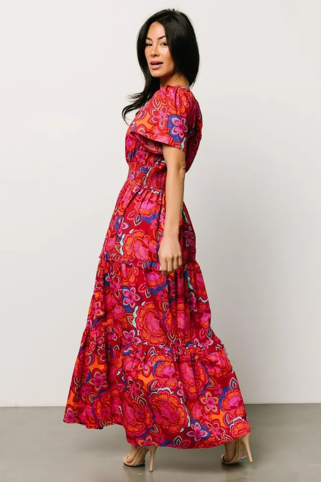 Women Palmer Tiered Maxi Dress Multi Floral Baltic Born Maxi Dresses Women Palmer Tiered Maxi Dress Multi Floral Baltic Born Maxi Dresses