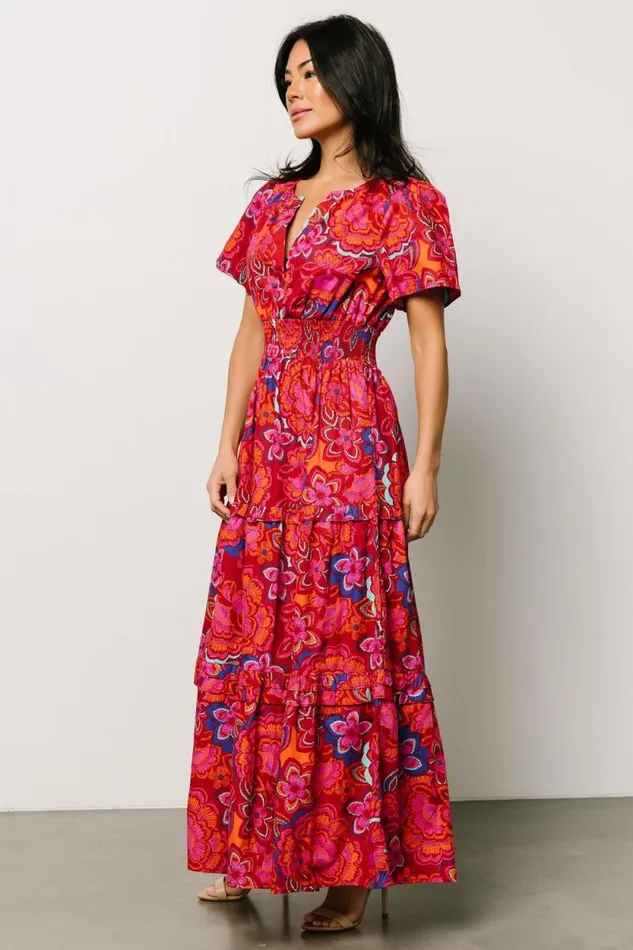 Women Palmer Tiered Maxi Dress Multi Floral Baltic Born Maxi Dresses Women Palmer Tiered Maxi Dress Multi Floral Baltic Born Maxi Dresses