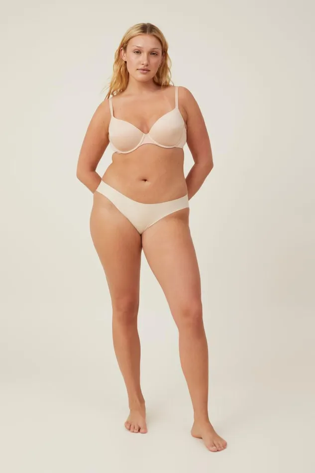 Women Panties Cotton On Party Pants Seamless Bikini Brief Frappe