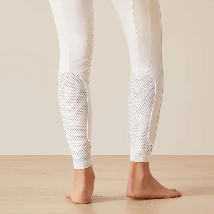 Women Pants and Shorts Ariat Tri Factor Grace Knee Patch Breech White Women Pants and Shorts Ariat Tri Factor Grace Knee Patch Breech White