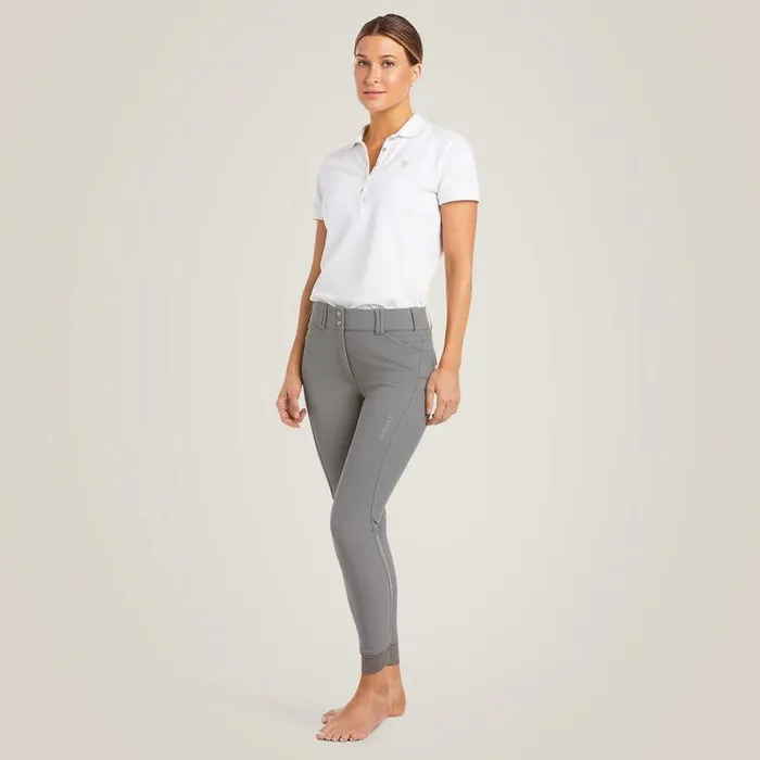 Women Pants and Shorts Ariat Tri Factor Grip Knee Patch Breech Plum Grey