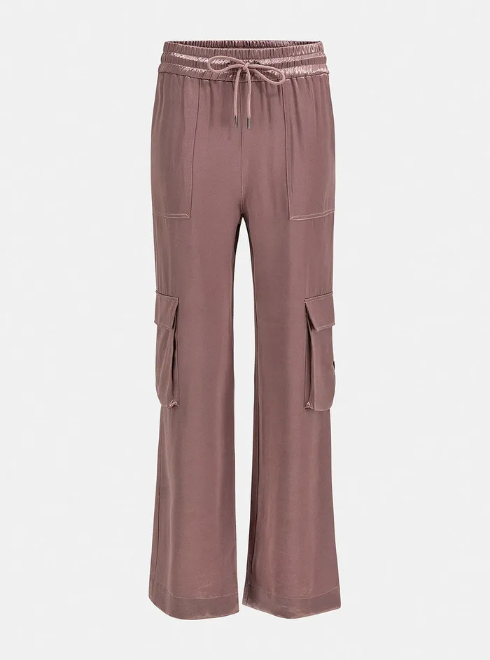 Women Pants GUESS Rosy Violet Chantal Pants Women Pants GUESS Rosy Violet Chantal Pants