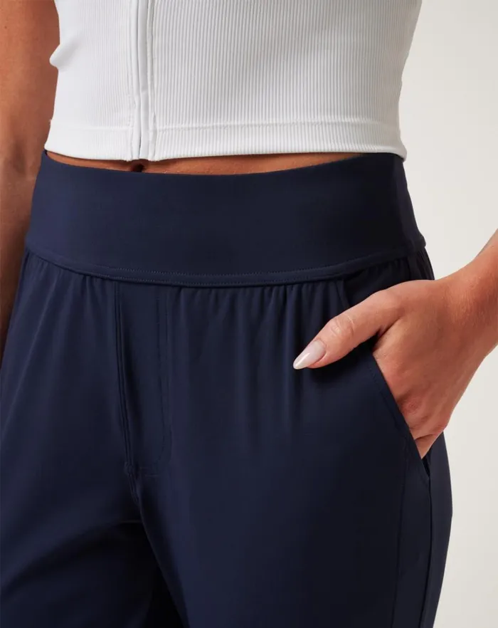 Women Pants TravisMathew MOVEKNIT RESILIENCE PANT Navy Blazer