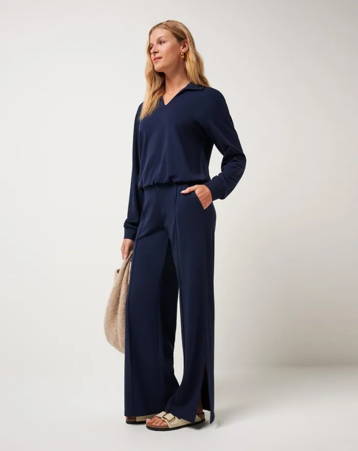Women Pants TravisMathew SPA DAY PANT Navy Blazer