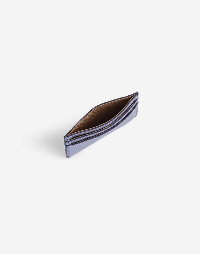 Women Pouches and Wallets Madewell The Card Case Lilac Metallic