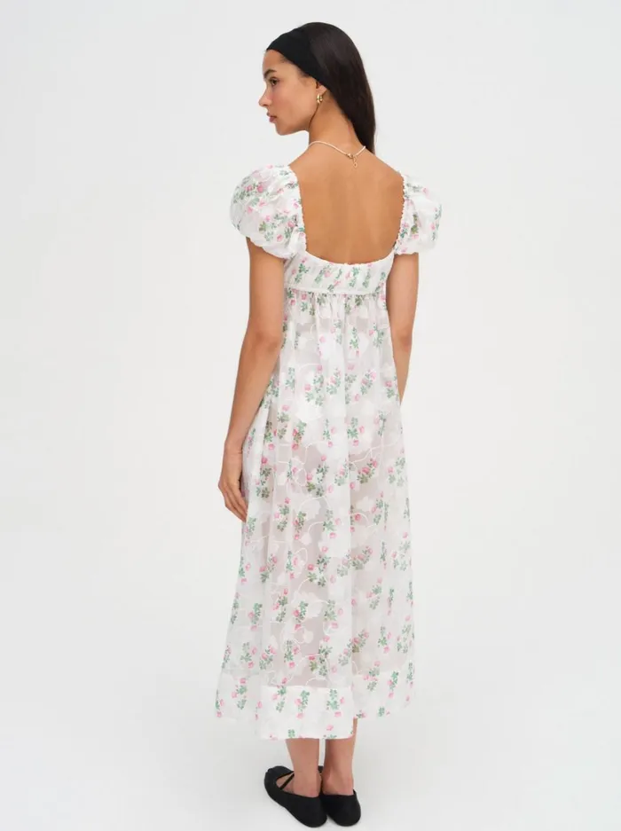 Women Remi Midi Dress White For Love and Lemons Dresses Women Remi Midi Dress White For Love and Lemons Dresses