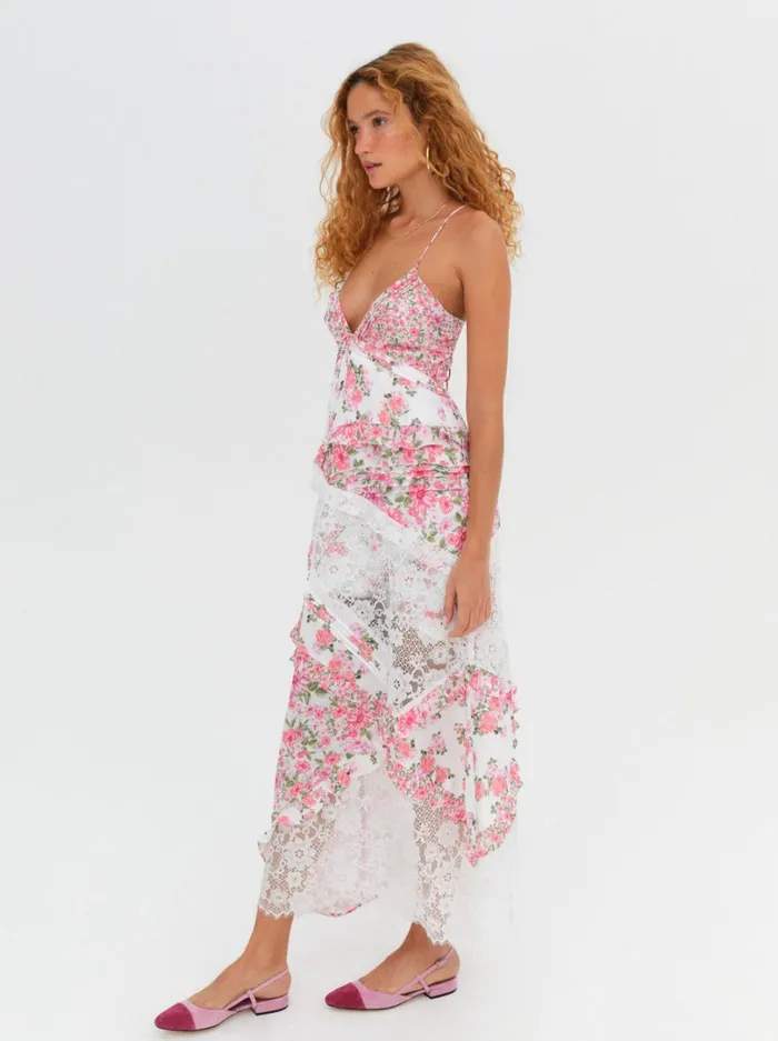 Women Rosalyn Maxi Dress Pink For Love and Lemons Dresses Women Rosalyn Maxi Dress Pink For Love and Lemons Dresses