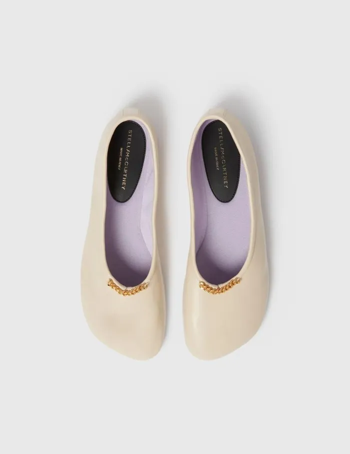 Women Ryder Ballet Flats Vanilla Stella McCartney Flats Women Ryder Ballet Flats Vanilla Stella McCartney Flats