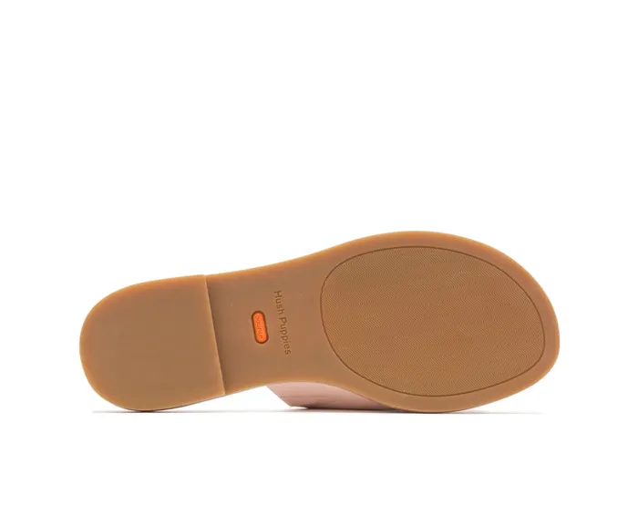Women Sandals Hush Puppies Lexi Slide Pale Rose Leather