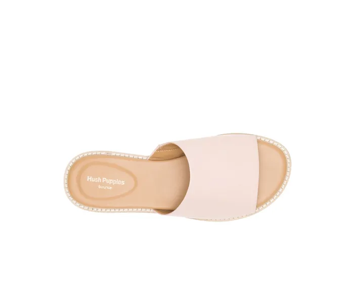 Women Sandals Hush Puppies Lexi Slide Pale Rose Leather