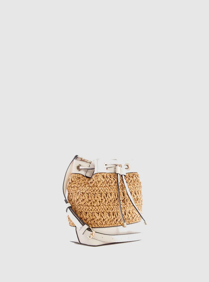 Women Satchel GUESS Stone Liguria Bucket Bag Women Satchel GUESS Stone Liguria Bucket Bag