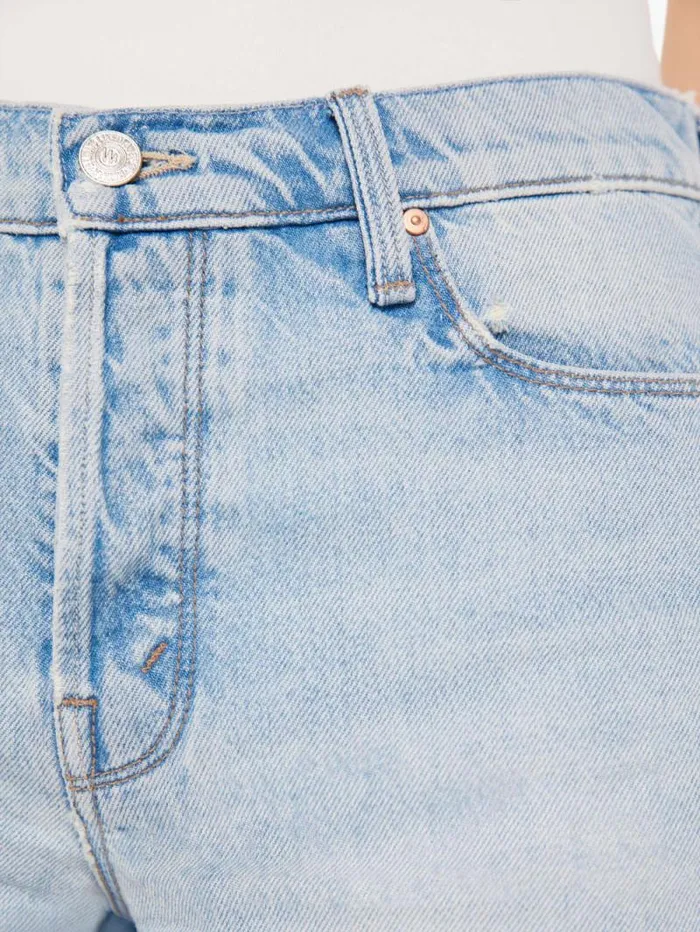 Women Shorts Mother Denim The Proper Short Blue lightpastel
