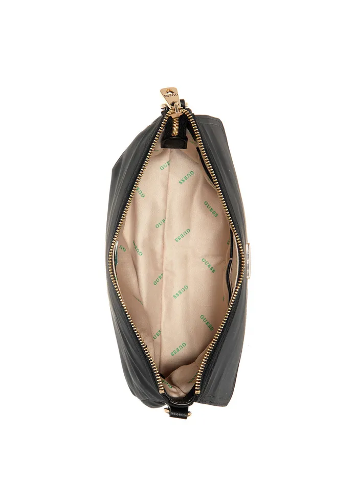 Women Shoulder Bag GUESS Eco Black Gemma Shoulder Bag Women Shoulder Bag GUESS Eco Black Gemma Shoulder Bag