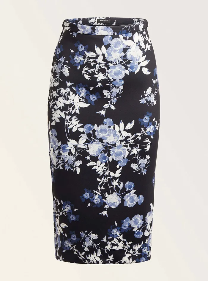Women Skirts GUESS Marciano Indigo Leonara Midi Skirt Women Skirts GUESS Marciano Indigo Leonara Midi Skirt