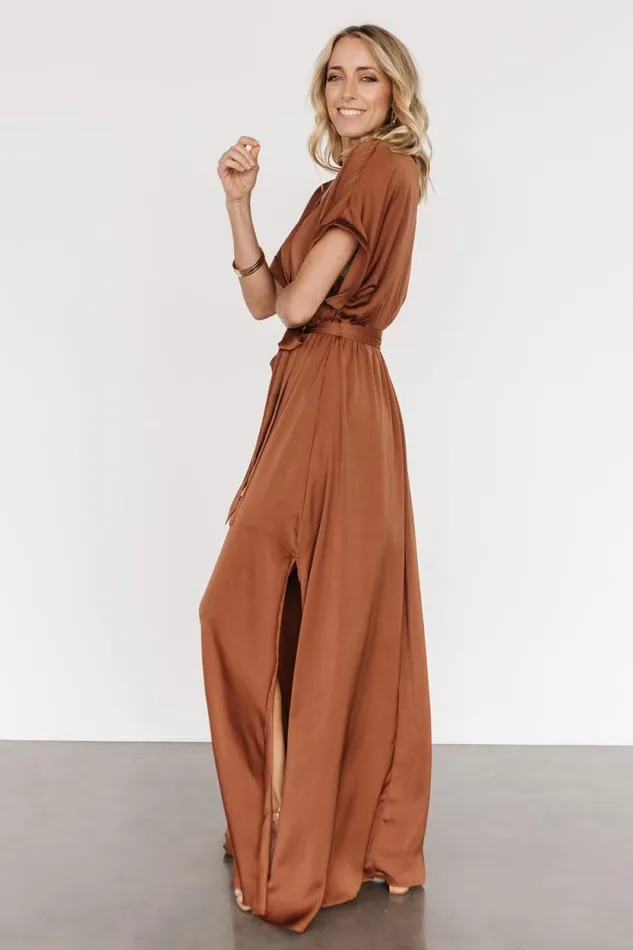 Women Sorenson Maxi Dress Bronze Baltic Born Maxi Dresses Women Sorenson Maxi Dress Bronze Baltic Born Maxi Dresses