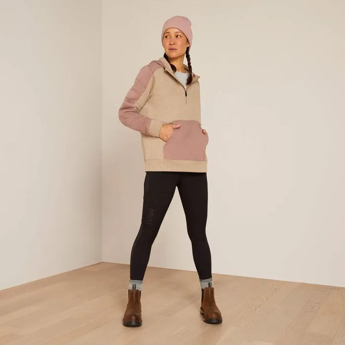Women Sweatshirts and Hoodies Ariat Rebar Colorblocked 12 Zip Hoodie Oatmeal Heatherantler Women Sweatshirts and Hoodies Ariat Rebar Colorblocked 12 Zip Hoodie Oatmeal Heatherantler