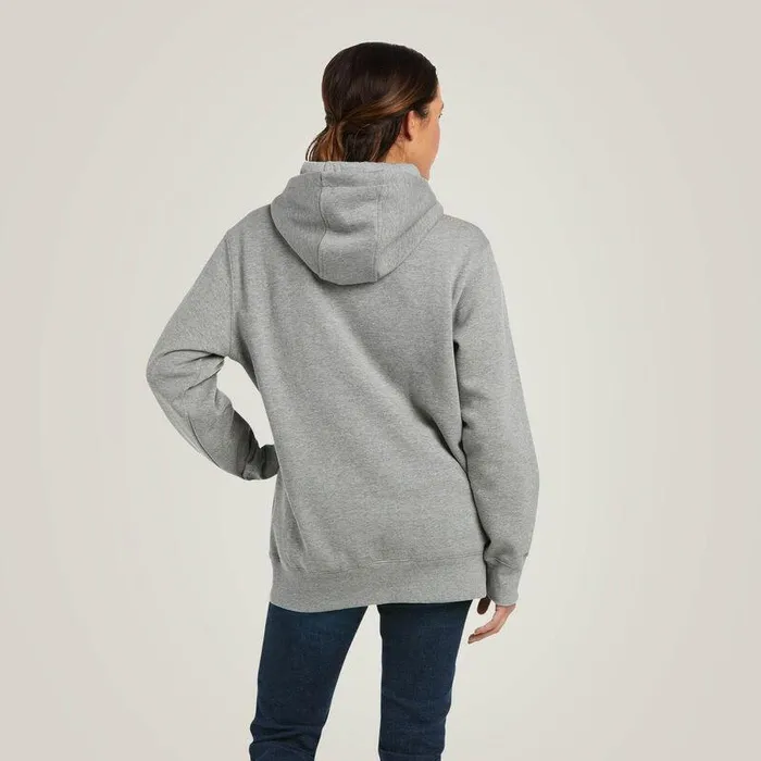 Women Sweatshirts and Hoodies Ariat Rebar Graphic Hoodie Heather Grey