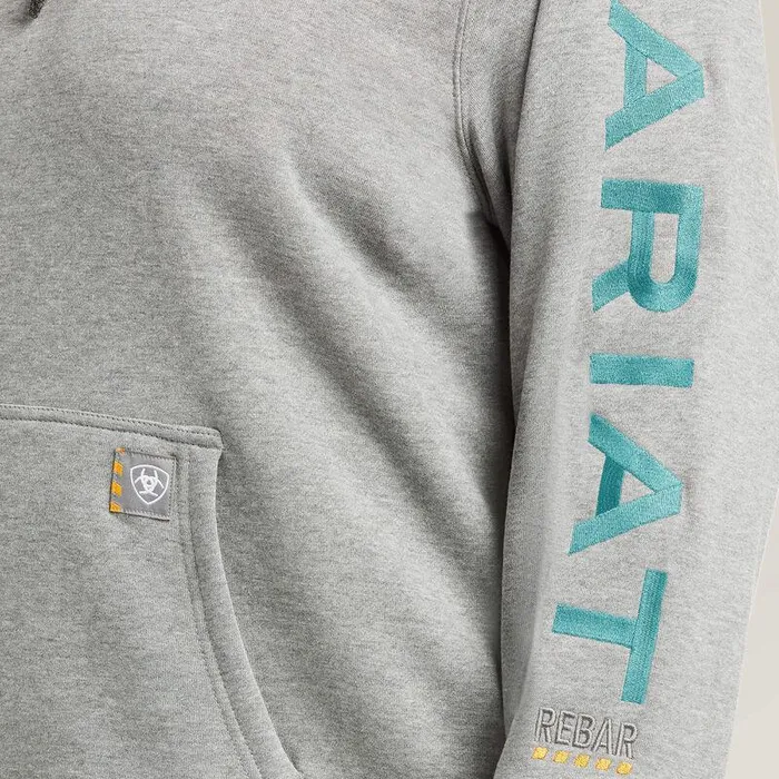 Women Sweatshirts and Hoodies Ariat Rebar Graphic Hoodie Heather Grey