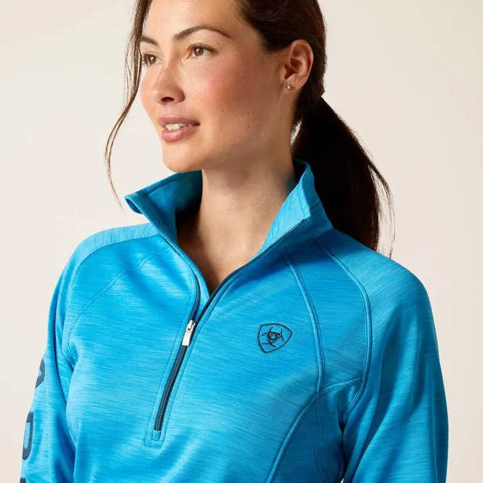 Women Sweatshirts and Hoodies Ariat Tek Team 12 Zip Sweatshirt Hawaiian Surf