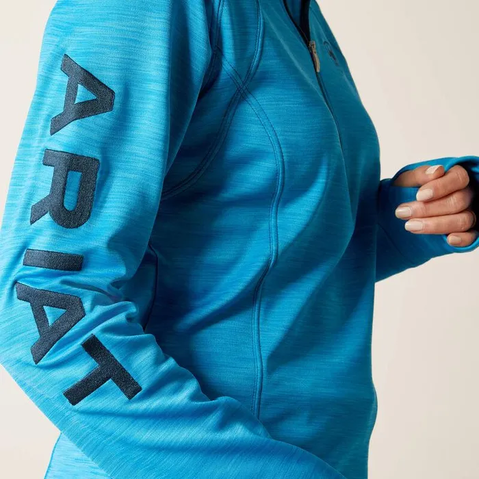 Women Sweatshirts and Hoodies Ariat Tek Team 12 Zip Sweatshirt Hawaiian Surf