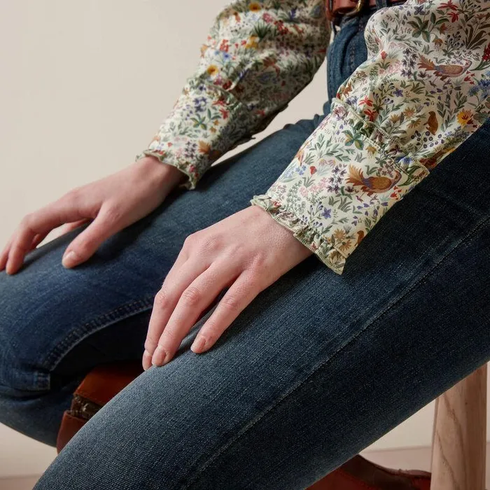 Women TShirts and Tops Ariat Clarion Blouse Bird Print Women TShirts and Tops Ariat Clarion Blouse Bird Print