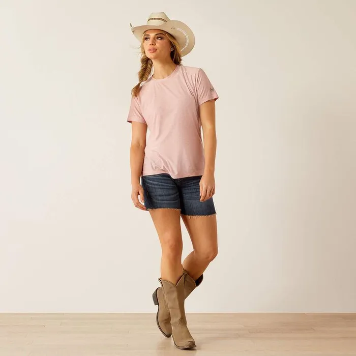 Women TShirts and Tops Ariat Laguna Back Logo Shirt Zephyr Women TShirts and Tops Ariat Laguna Back Logo Shirt Zephyr