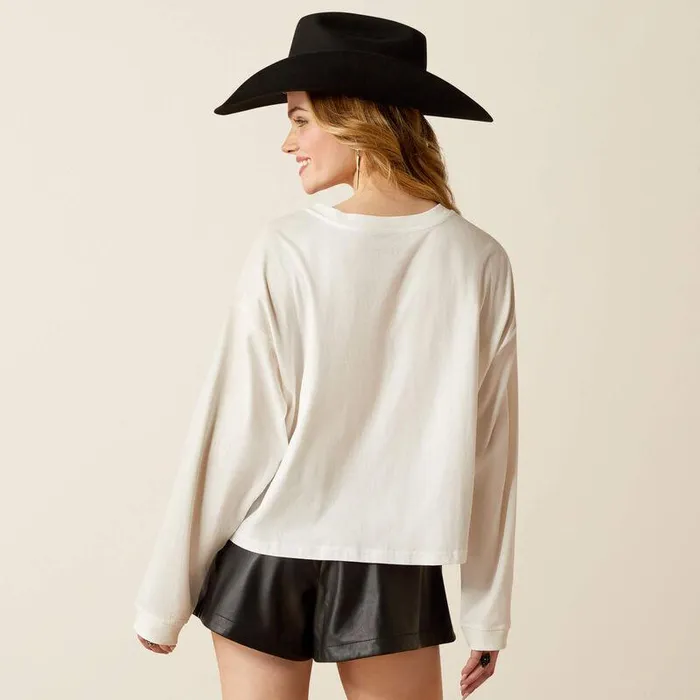 Women TShirts and Tops Ariat Meant For Walking TShirt Cloud Dancer Women TShirts and Tops Ariat Meant For Walking TShirt Cloud Dancer