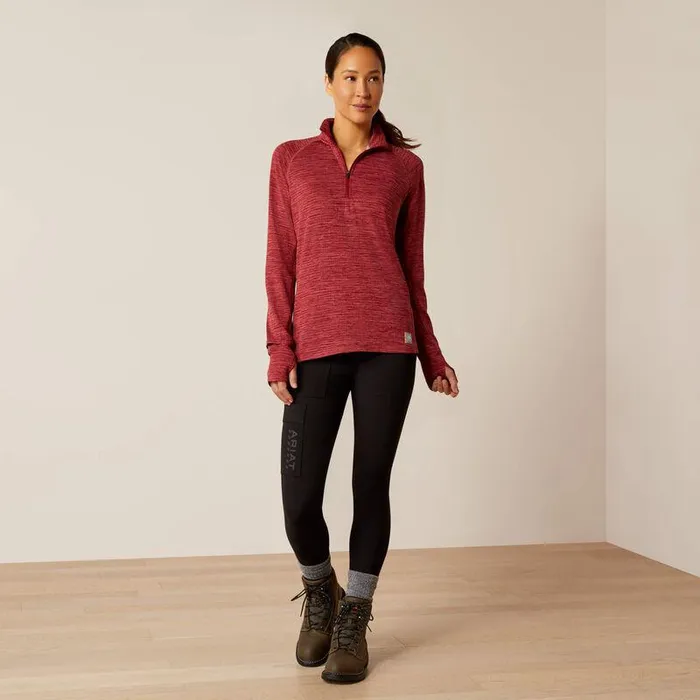 Women TShirts and Tops Ariat Rebar Gridwork Baselayer 14 Zip TShirt Tibetan Red Women TShirts and Tops Ariat Rebar Gridwork Baselayer 14 Zip TShirt Tibetan Red