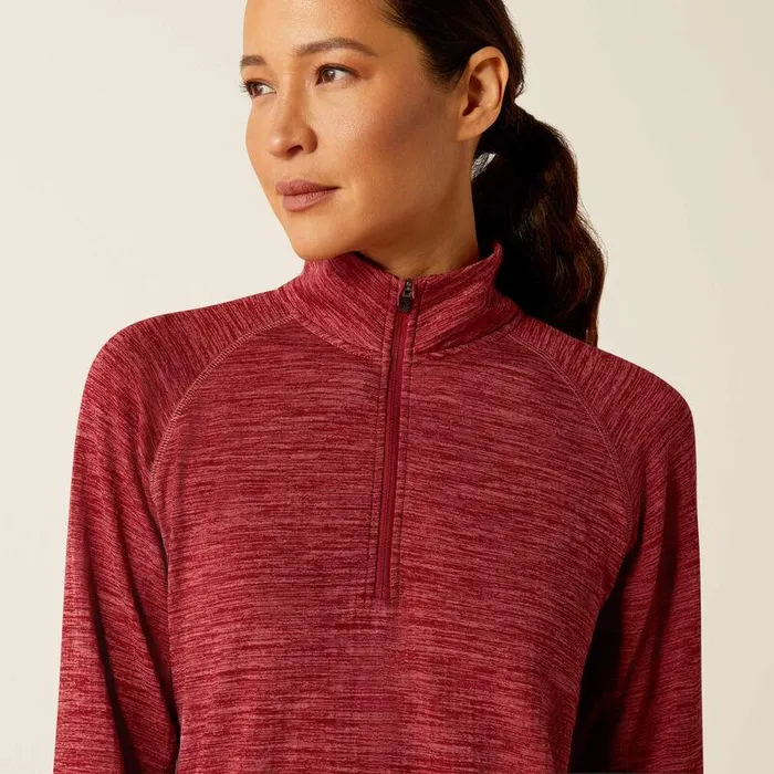 Women TShirts and Tops Ariat Rebar Gridwork Baselayer 14 Zip TShirt Tibetan Red Women TShirts and Tops Ariat Rebar Gridwork Baselayer 14 Zip TShirt Tibetan Red