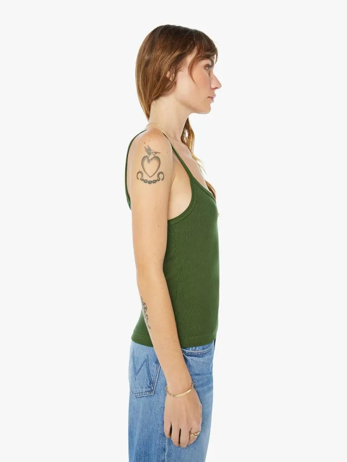 Women Tees Tanks Mother Denim Rib V Neck Tank Artichoke