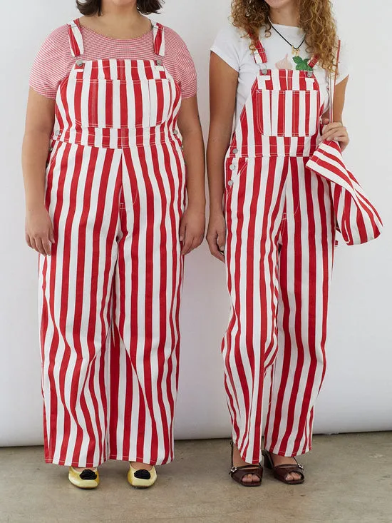 Women Tops Lisa Says Gah Lucy Overall Pomodoro Stripe