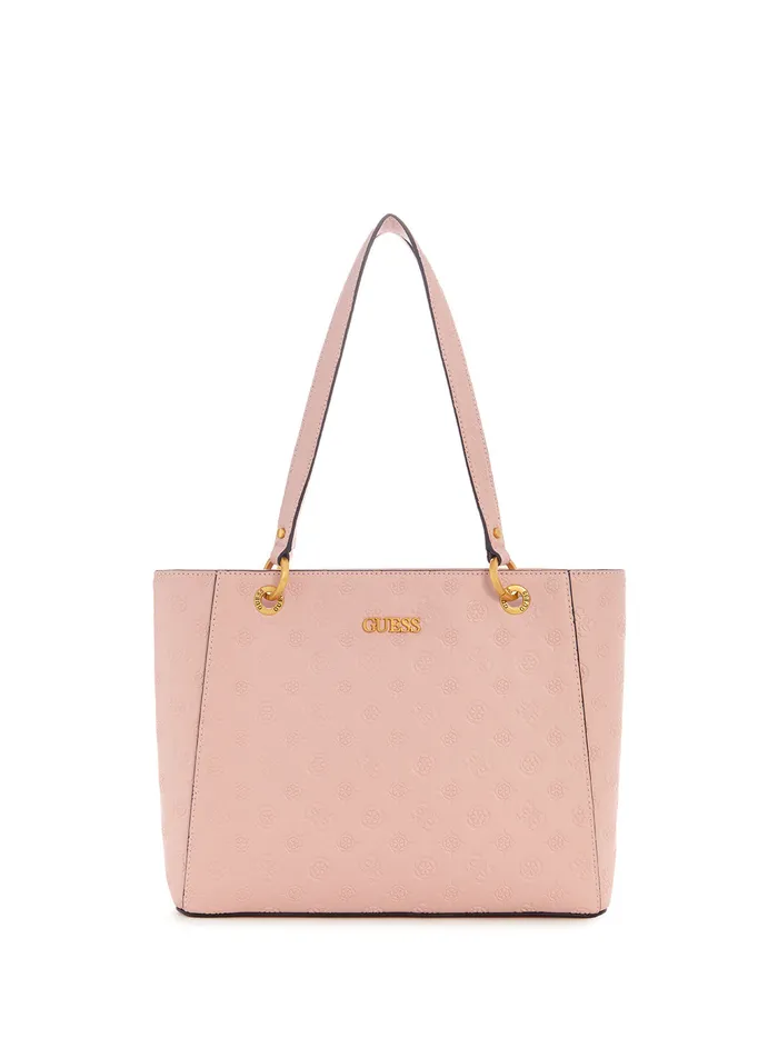 Women Tote Bags GUESS Rose Logo Geva Noel Tote Bag
