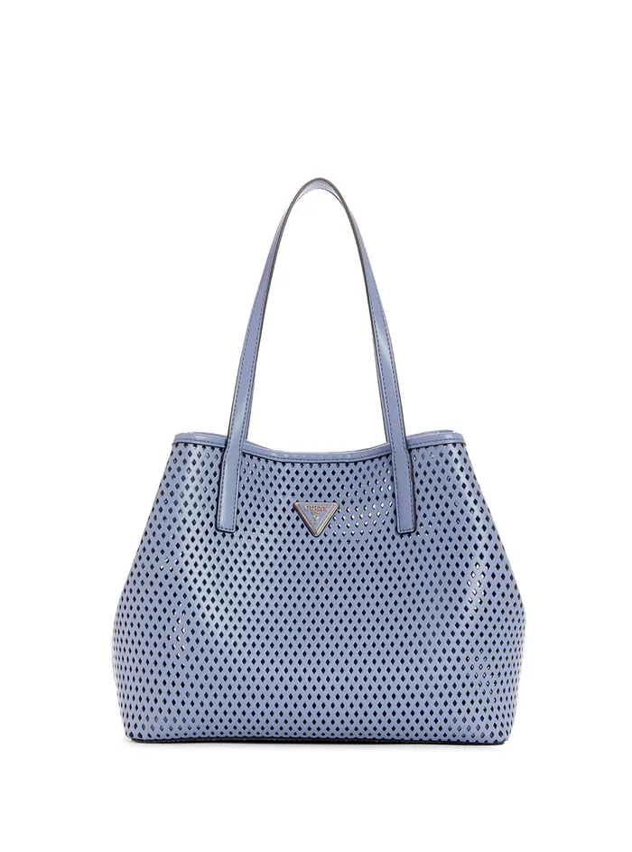Women Tote Bags GUESS Wisteria Woven Vikky Tote Bag