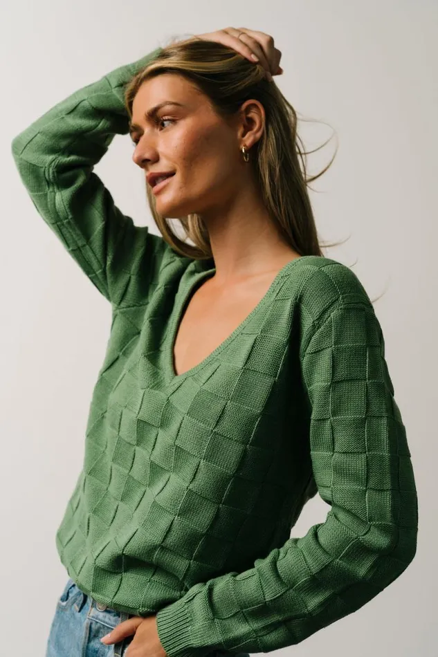 Women Troy Knit Sweater Green Baltic Born Sweaters Women Troy Knit Sweater Green Baltic Born Sweaters