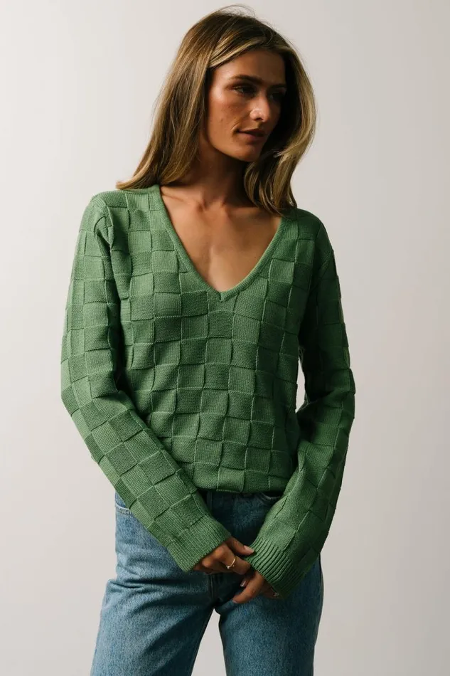 Women Troy Knit Sweater Green Baltic Born Sweaters Women Troy Knit Sweater Green Baltic Born Sweaters