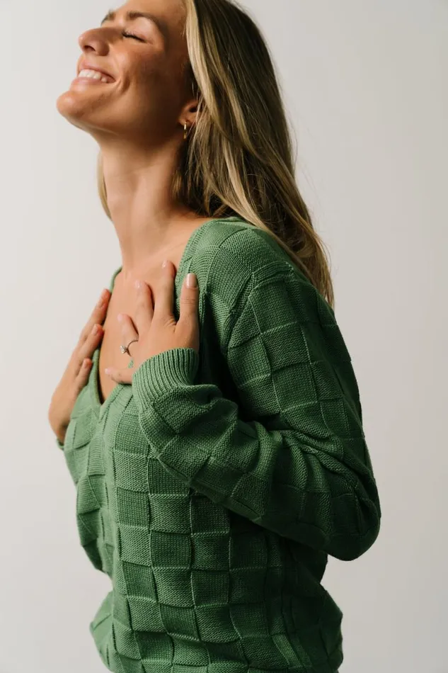 Women Troy Knit Sweater Green Baltic Born Sweaters Women Troy Knit Sweater Green Baltic Born Sweaters