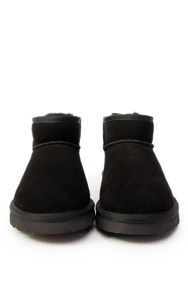 Women Ultra Mini Shearling Boot Black Holland Cooper Boots Women Ultra Mini Shearling Boot Black Holland Cooper Boots