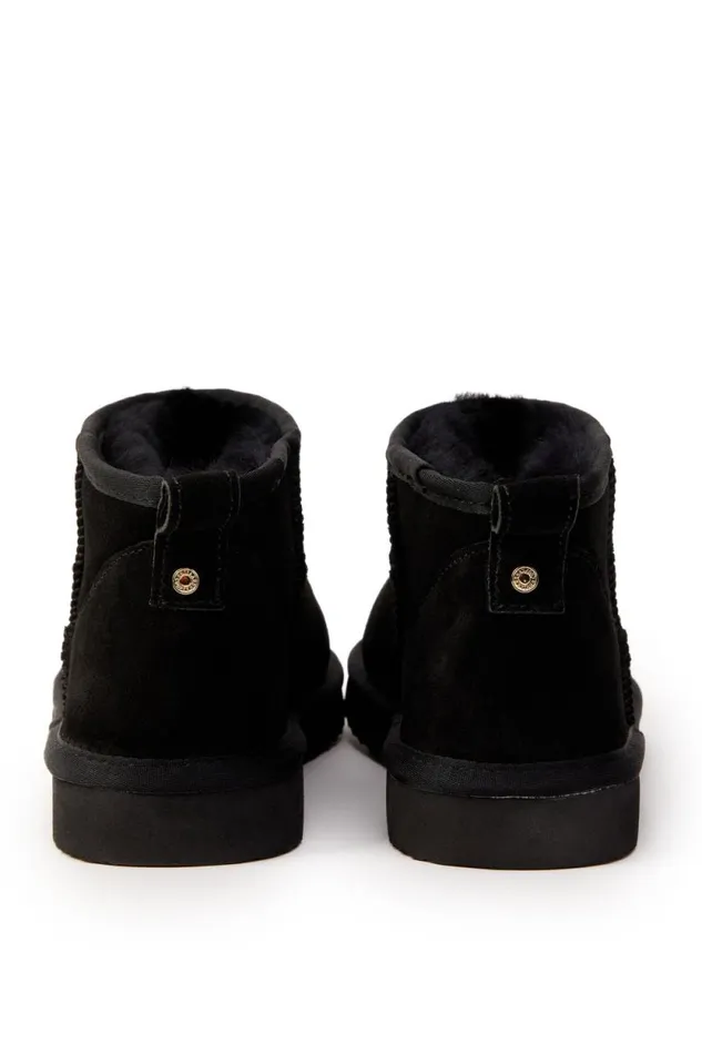 Women Ultra Mini Shearling Boot Black Holland Cooper Boots Women Ultra Mini Shearling Boot Black Holland Cooper Boots