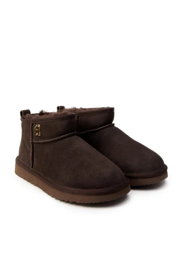 Women Ultra Mini Shearling Boot Chocolate Holland Cooper Boots Women Ultra Mini Shearling Boot Chocolate Holland Cooper Boots