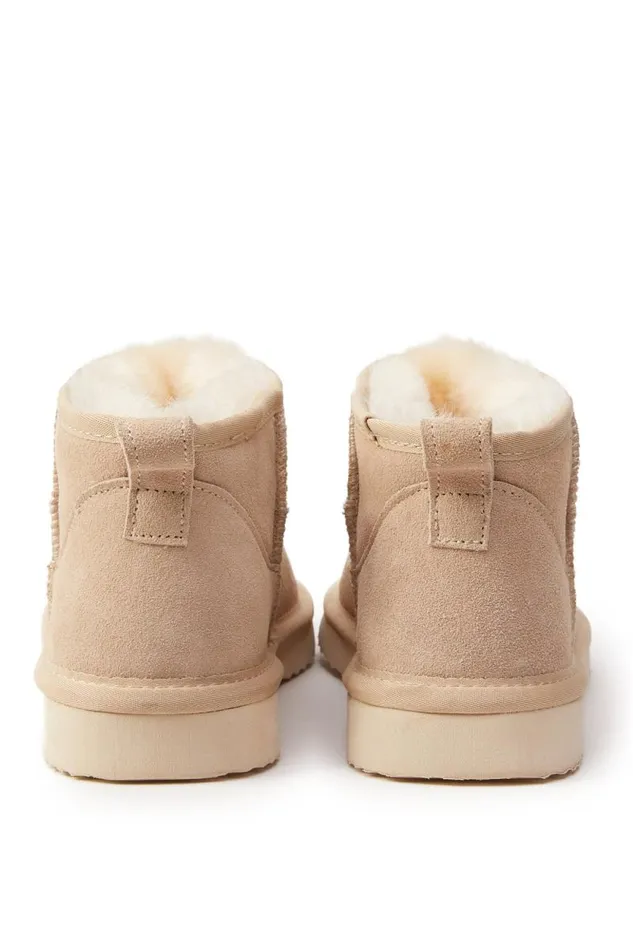 Women Ultra Mini Shearling Boot Oyster Holland Cooper Boots