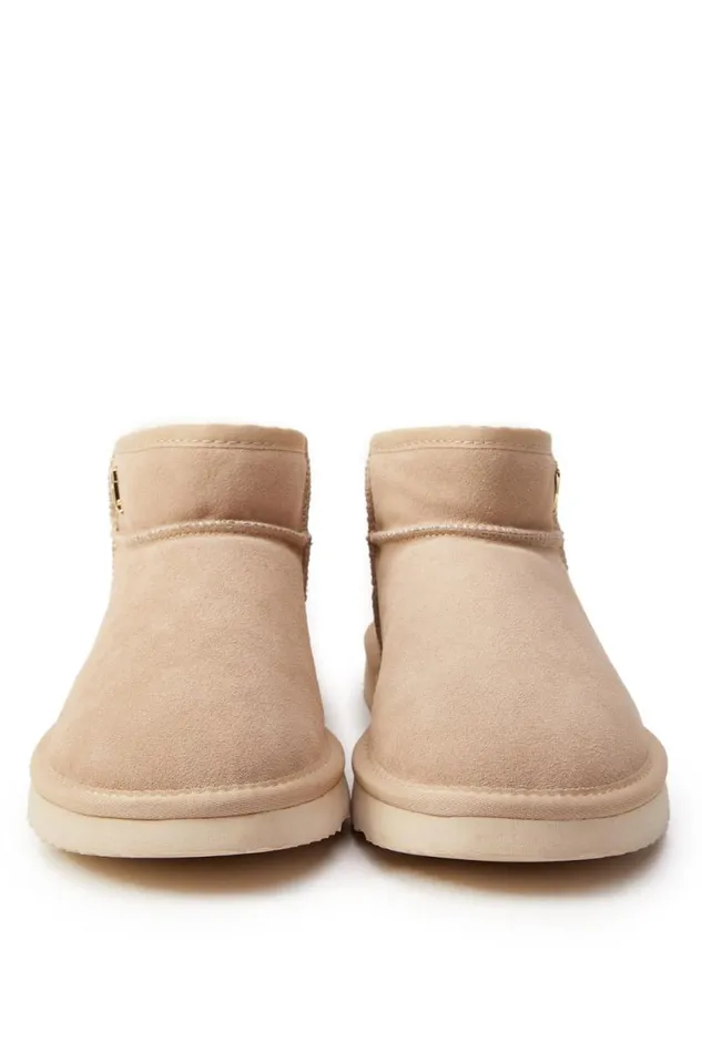 Women Ultra Mini Shearling Boot Oyster Holland Cooper Boots