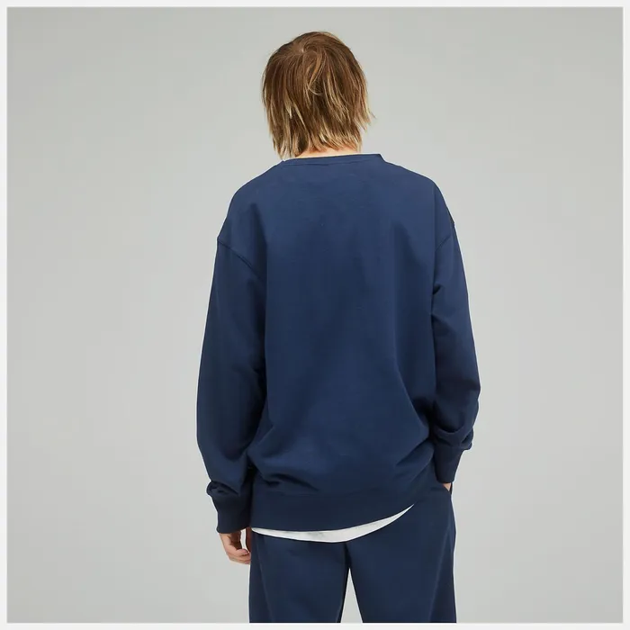 Women Unissentials French Terry Crewneck Sweatshirt Natural Indigo New Balance Hoodies and Sweatshirts Women Unissentials French Terry Crewneck Sweatshirt Natural Indigo New Balance Hoodies and Sweatshirts