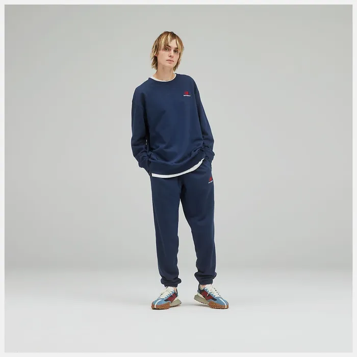 Women Unissentials French Terry Crewneck Sweatshirt Natural Indigo New Balance Hoodies and Sweatshirts Women Unissentials French Terry Crewneck Sweatshirt Natural Indigo New Balance Hoodies and Sweatshirts