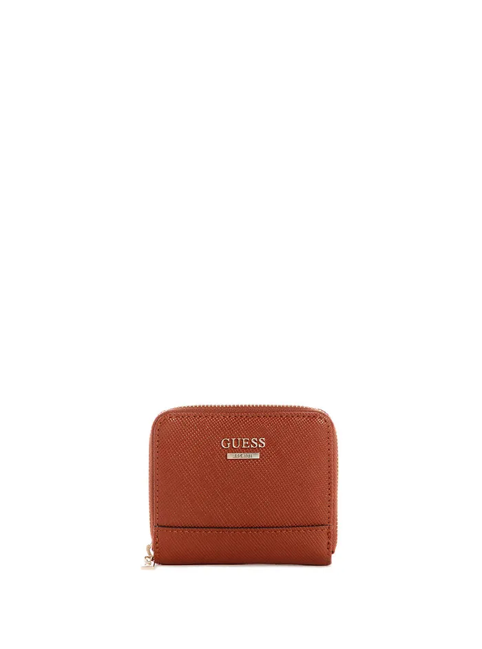 Women Wallets GUESS Brown Noelle Small Wallet